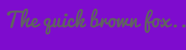 Image with Font Color 616161 and Background Color 7E0CCE